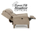 JOANNA LEATHER POWER HEAD TILT HIGH LEG RECLINER - 0LZ20DWLU - Holmwood's Furniture & Design Center (Somersworth, NH)