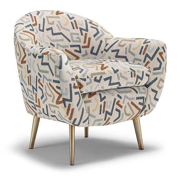 KISSLY ACCENT CHAIR- 4510BN - Holmwood's Furniture & Design Center (Somersworth, NH)