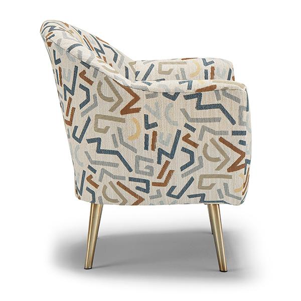 KISSLY ACCENT CHAIR- 4510BN - Holmwood's Furniture & Design Center (Somersworth, NH)