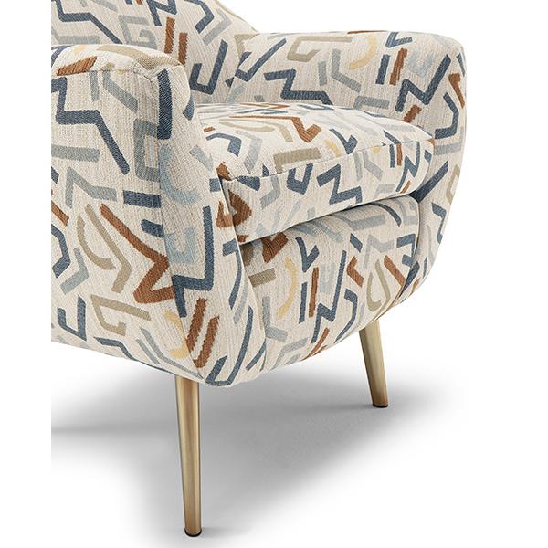 KISSLY ACCENT CHAIR- 4510BN - Holmwood's Furniture & Design Center (Somersworth, NH)