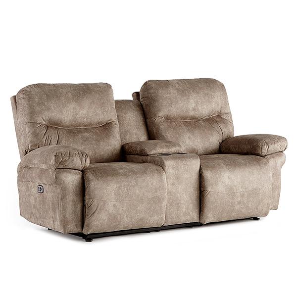 LEYA LOVESEAT POWER HEAD TILT ROCKER CONSOLE LOVESEAT - L670RY7 - Holmwood's Furniture & Design Center (Somersworth, NH)