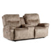 LEYA LOVESEAT POWER HEAD TILT ROCKER CONSOLE LOVESEAT - L670RY7 - Holmwood's Furniture & Design Center (Somersworth, NH)