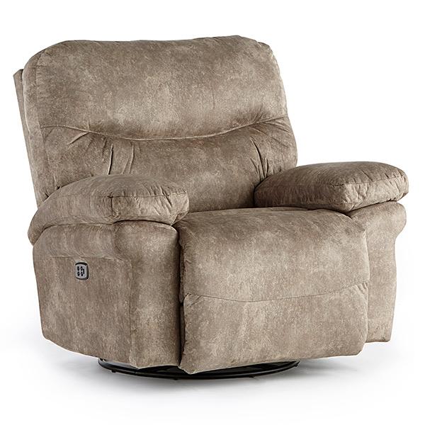 LEYA POWER HEAD TILT SPACE SAVER RECLINER- 6MZ74 - Holmwood's Furniture & Design Center (Somersworth, NH)