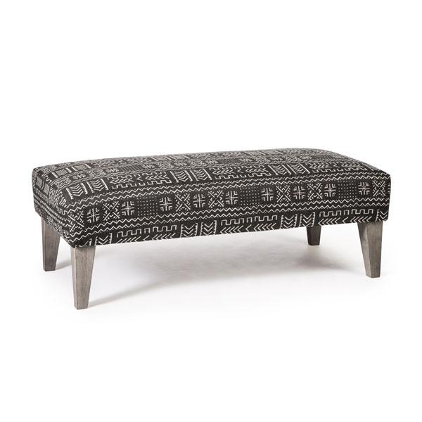 LINETTE BENCH OTTOMAN W/2 PILLOWS- 9950R2P - Holmwood's Furniture & Design Center (Somersworth, NH)