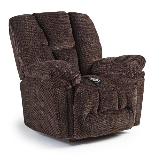 LUCAS POWER HEAD TILT SWIVEL GLIDER RECLINER- 6MZ55 - Holmwood's Furniture & Design Center (Somersworth, NH)