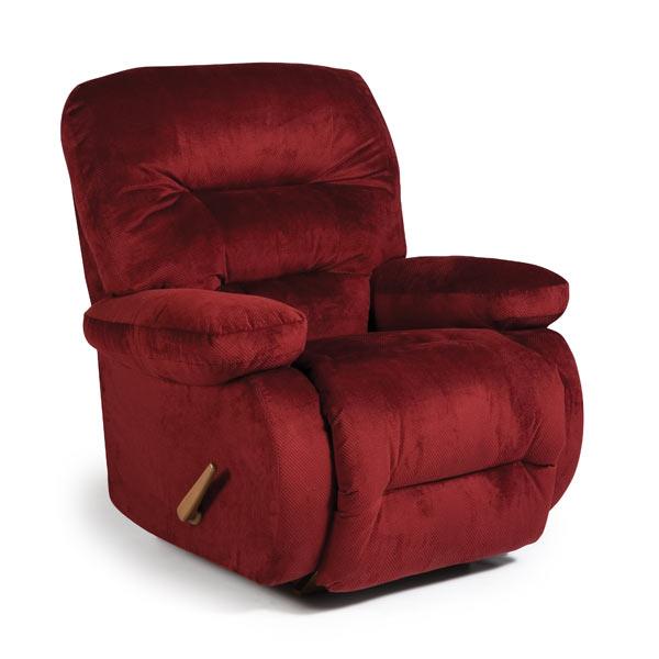 MADDOX LEATHER ROCKER RECLINER- 8N47LV - Holmwood's Furniture & Design Center (Somersworth, NH)