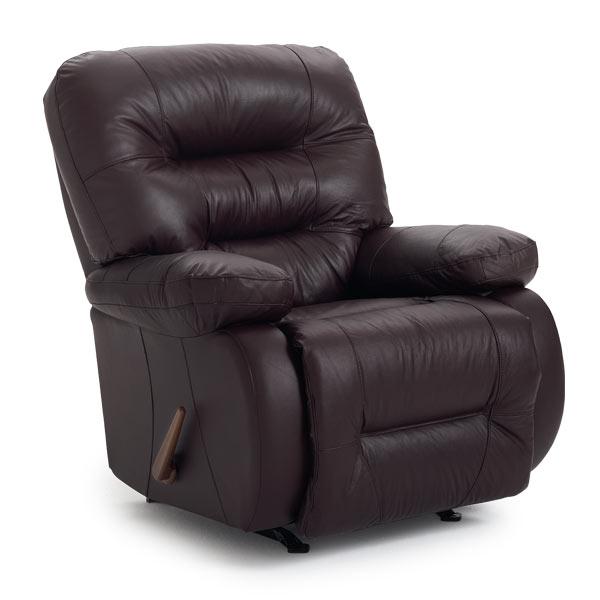 MADDOX LEATHER SPACE SAVER RECLINER- 8N44LV - Holmwood's Furniture & Design Center (Somersworth, NH)