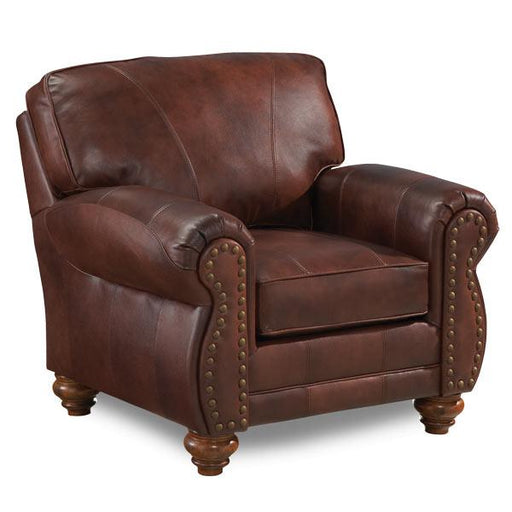 NOBLE LEATHER CLUB CHAIR- C64RLU - Holmwood's Furniture & Design Center (Somersworth, NH)