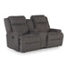 O'NEIL LOVESEAT POWER HEAD TILT SPACE SAVER CONSOLE LOVESEAT - L920RY4 - Holmwood's Furniture & Design Center (Somersworth, NH)