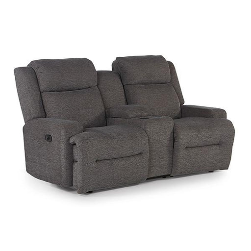 O'NEIL LOVESEAT POWER HEAD TILT SPACE SAVER CONSOLE LOVESEAT - L920RY4 - Holmwood's Furniture & Design Center (Somersworth, NH)