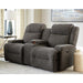 O'NEIL LOVESEAT POWER HEAD TILT SPACE SAVER CONSOLE LOVESEAT - L920RY4 - Holmwood's Furniture & Design Center (Somersworth, NH)