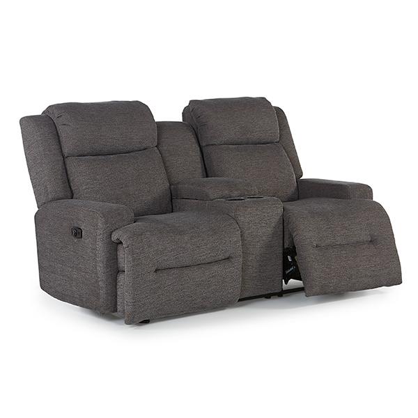 O'NEIL LOVESEAT POWER HEAD TILT ROCKER CONSOLE LOVESEAT - L920RY7 - Holmwood's Furniture & Design Center (Somersworth, NH)