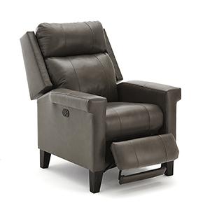 PRIMA LEATHER POWER HEAD TILT HIGH LEG RECLINER - 3LZ40DWLU - Holmwood's Furniture & Design Center (Somersworth, NH)