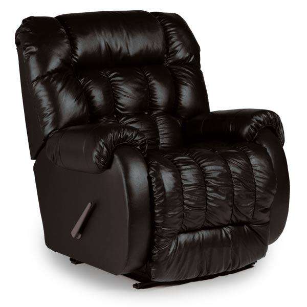 RAKE LEATHER BEAST SPACE SAVER RECLINER- 9B14LV - Holmwood's Furniture & Design Center (Somersworth, NH)