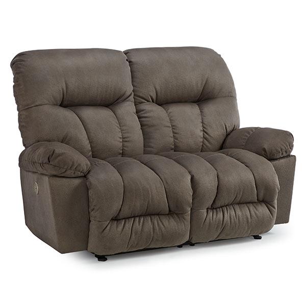 RETREAT LOVESEAT LEATHER POWER ROCKING CONSOLE LOVESEAT- L800CQ7 - Holmwood's Furniture & Design Center (Somersworth, NH)