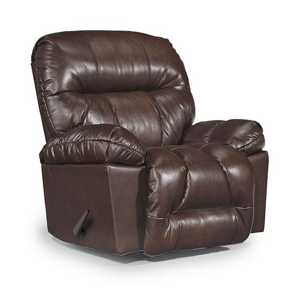 RETREAT LEATHER POWER SPACE SAVER RECLINER- 8NP04LU - Holmwood's Furniture & Design Center (Somersworth, NH)