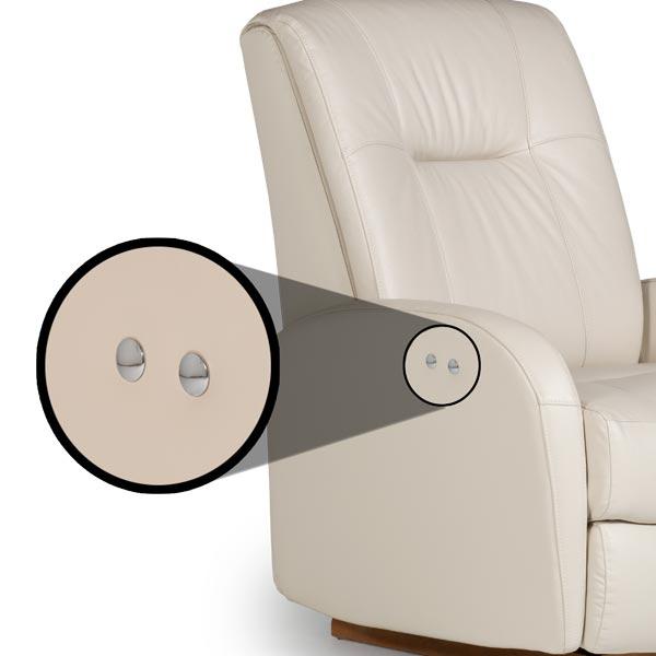 RUDDICK POWER ROCKER RECLINER- 2AP47 - Holmwood's Furniture & Design Center (Somersworth, NH)