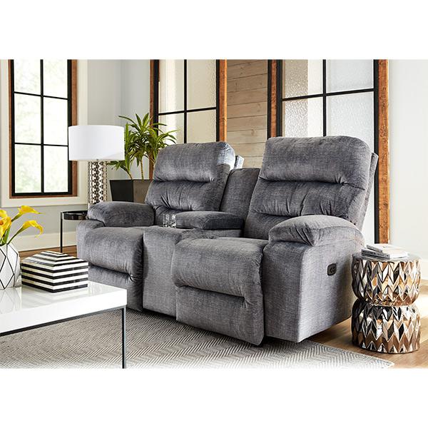 RYSON LOVESEAT POWER HEAD TILT ROCKER CONSOLE LOVESEAT - L850RY7 - Holmwood's Furniture & Design Center (Somersworth, NH)