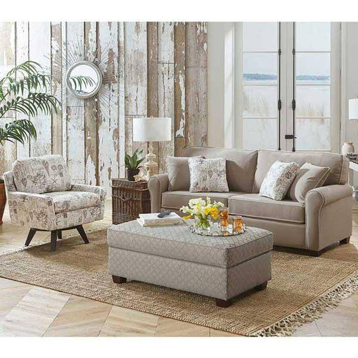 SHANNON COLLECTION STATIONARY SOFA FULL SLEEPER- S14FE - Holmwood's Furniture & Design Center (Somersworth, NH)