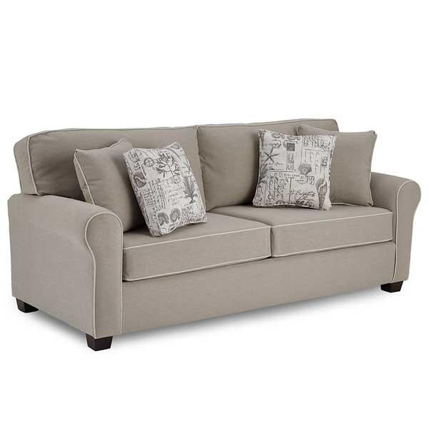 SHANNON COLLECTION STATIONARY SOFA FULL SLEEPER- S14FR - Holmwood's Furniture & Design Center (Somersworth, NH)