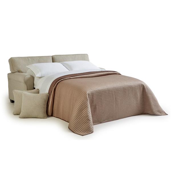 SHANNON COLLECTION STATIONARY SOFA QUEEN SLEEPER- S14QDW - Holmwood's Furniture & Design Center (Somersworth, NH)