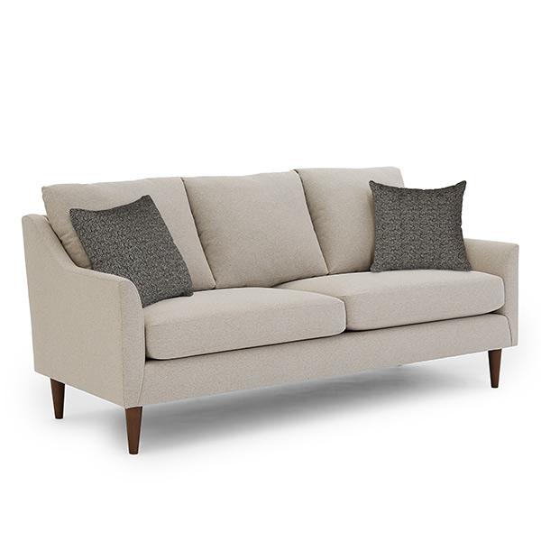 SMITTEN COLLECTION STATIONARY SOFA W/2 PILLOWS- S30R - Holmwood's Furniture & Design Center (Somersworth, NH)
