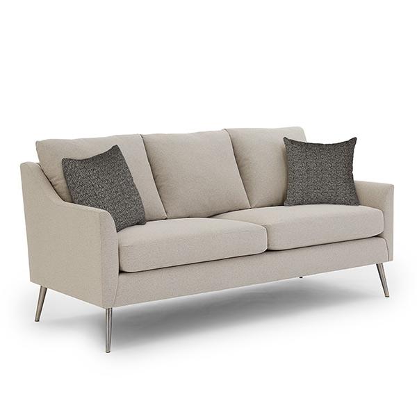 SMITTEN COLLECTION STATIONARY SOFA W/2 PILLOWS- S30R - Holmwood's Furniture & Design Center (Somersworth, NH)