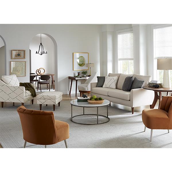 SMITTEN COLLECTION STATIONARY SOFA W/2 PILLOWS- S30E - Holmwood's Furniture & Design Center (Somersworth, NH)