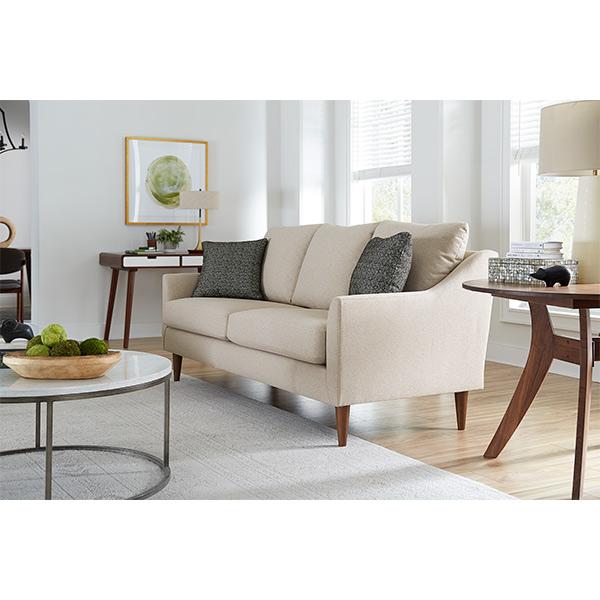 SMITTEN COLLECTION STATIONARY SOFA W/2 PILLOWS- S30DW - Holmwood's Furniture & Design Center (Somersworth, NH)