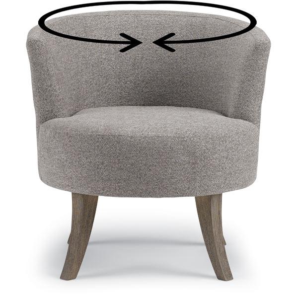 STEFFEN SWIVEL CHAIR- 1018E - Holmwood's Furniture & Design Center (Somersworth, NH)