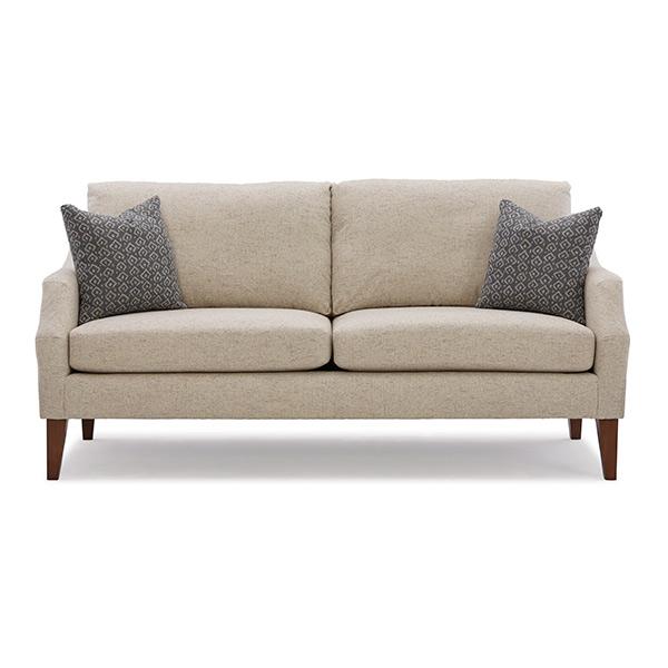 SYNDICATE COLLECTION STATIONARY SOFA W/2 PILLOWS- S32E - Holmwood's Furniture & Design Center (Somersworth, NH)