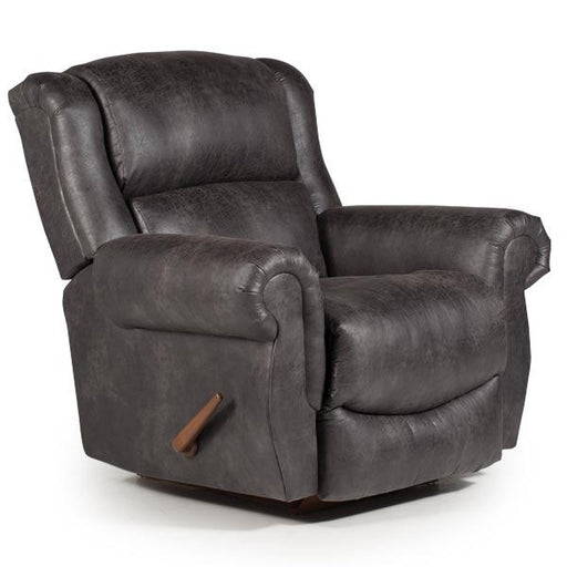 TERRILL LEATHER SWIVEL GLIDER RECLINER- 8N75LU - Holmwood's Furniture & Design Center (Somersworth, NH)