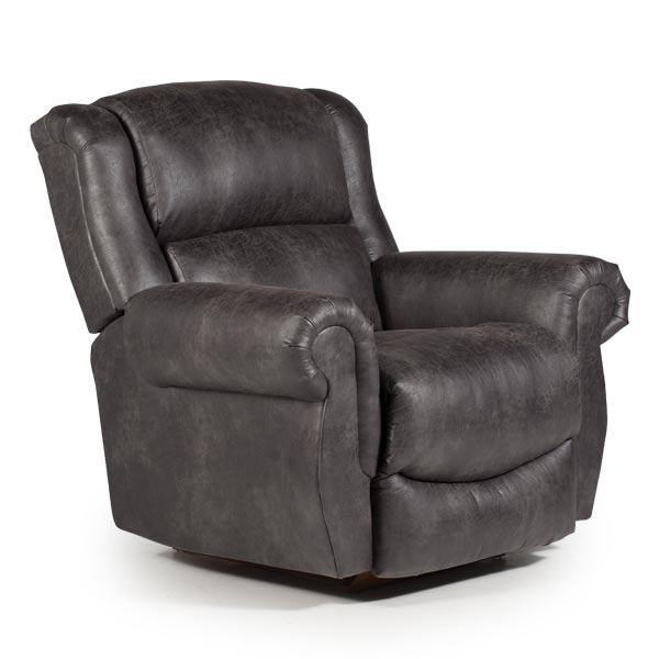 TERRILL LEATHER POWER SPACE SAVER RECLINER- 8NP74LU - Holmwood's Furniture & Design Center (Somersworth, NH)