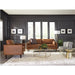 TRAFTON COLLECTION LEATHER STATIONARY SOFA W/2 PILLOWS- S10DWLU - Holmwood's Furniture & Design Center (Somersworth, NH)
