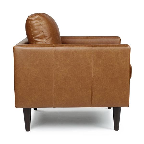 TRAFTON LEATHER CLUB CHAIR- C10BGLU - Holmwood's Furniture & Design Center (Somersworth, NH)