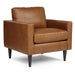 TRAFTON LEATHER CLUB CHAIR- C10BGLU - Holmwood's Furniture & Design Center (Somersworth, NH)