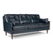 TREVIN COLLECTION LEATHER STATIONARY SOFA W/2 PILLOWS- S38RLU - Holmwood's Furniture & Design Center (Somersworth, NH)