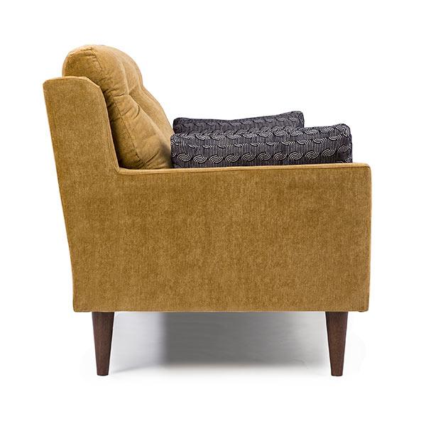 TREVIN COLLECTION STATIONARY SOFA W/2 PILLOWS- S38DW - Holmwood's Furniture & Design Center (Somersworth, NH)