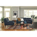 TREVIN COLLECTION STATIONARY SOFA W/2 PILLOWS- S38BG - Holmwood's Furniture & Design Center (Somersworth, NH)