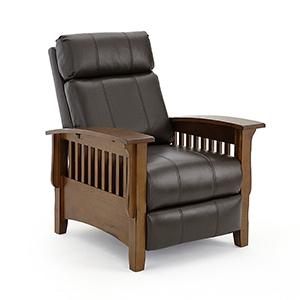 TUSCAN LEATHER HIGH LEG RECLINER - 2L20DPLU - Holmwood's Furniture & Design Center (Somersworth, NH)