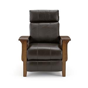 TUSCAN LEATHER POWER HIGH LEG RECLINER- 2LP20DPLU - Holmwood's Furniture & Design Center (Somersworth, NH)