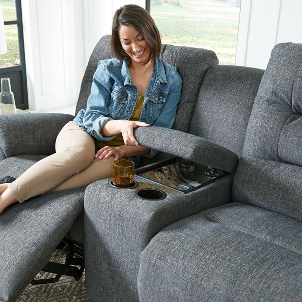 UNITY COLLECTION LEATHER RECLINING SOFA- S730CA4 - Holmwood's Furniture & Design Center (Somersworth, NH)
