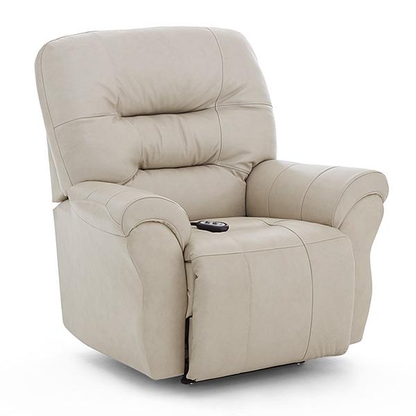 UNITY LEATHER POWER SPACE SAVER RECLINER- 7NP34LU - Holmwood's Furniture & Design Center (Somersworth, NH)