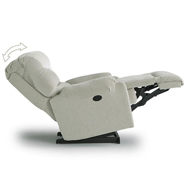 SEDGEFIELD LEATHER SPACE SAVER RECLINER- 9AW64LV - Holmwood's Furniture & Design Center (Somersworth, NH)