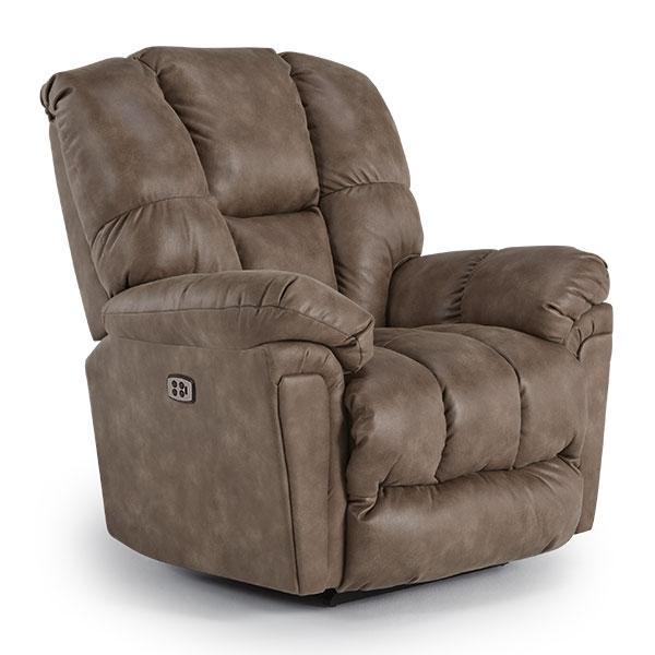 LUCAS POWER HEAD TILT SWIVEL GLIDER RECLINER- 6MZ55 - Holmwood's Furniture & Design Center (Somersworth, NH)