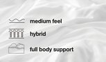 Chime 10 Inch Hybrid 10 Inch Mattress and Pillow - Holmwood's Furniture & Design Center (Somersworth, NH)