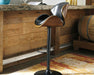 Bellatier Adjustable Height Bar Stool - Holmwood's Furniture & Design Center (Somersworth, NH)
