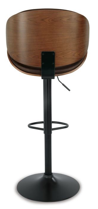 Bellatier Adjustable Height Bar Stool - Holmwood's Furniture & Design Center (Somersworth, NH)