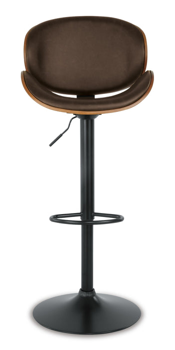 Bellatier Adjustable Height Bar Stool - Holmwood's Furniture & Design Center (Somersworth, NH)