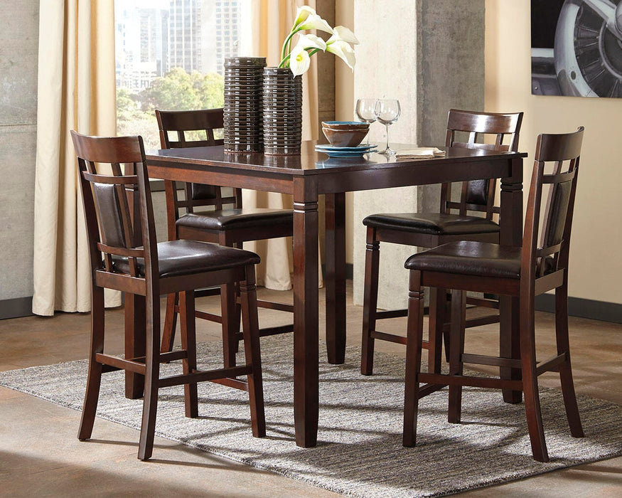Bennox Counter Height Dining Table and Bar Stools (Set of 5) - Holmwood's Furniture & Design Center (Somersworth, NH)